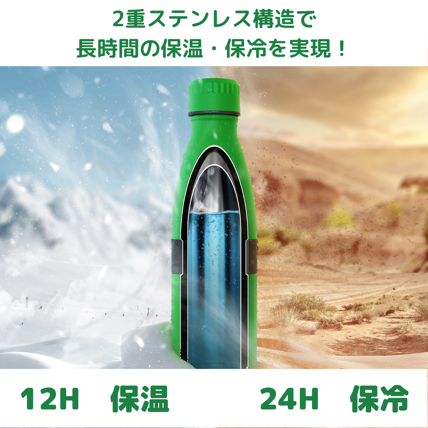 ドイツ発！森と海を守るサステナブルボトル boddelsTWEE Green