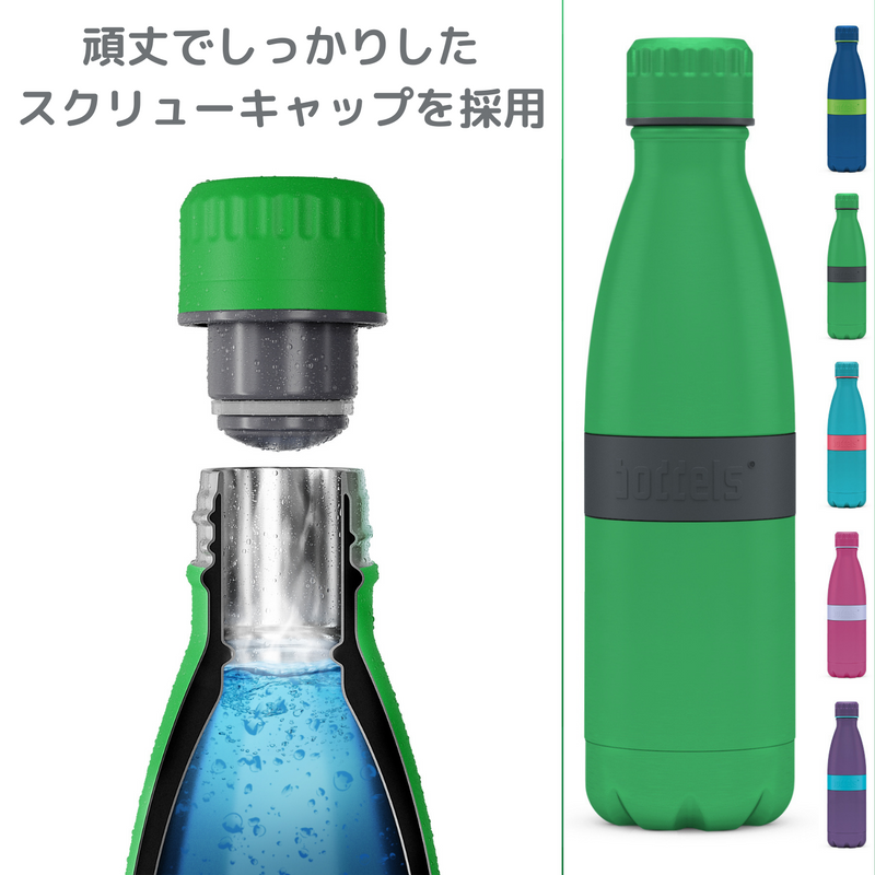 ドイツ発！森と海を守るサステナブルボトル boddelsTWEE Green