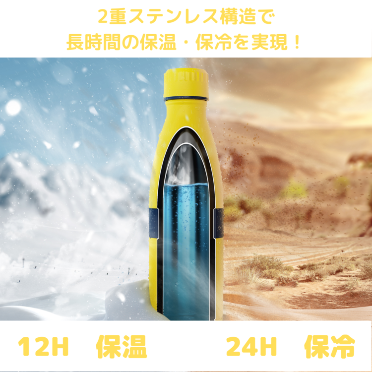 ドイツ発！森と海を守るサステナブルボトル boddelsTWEE Yellow