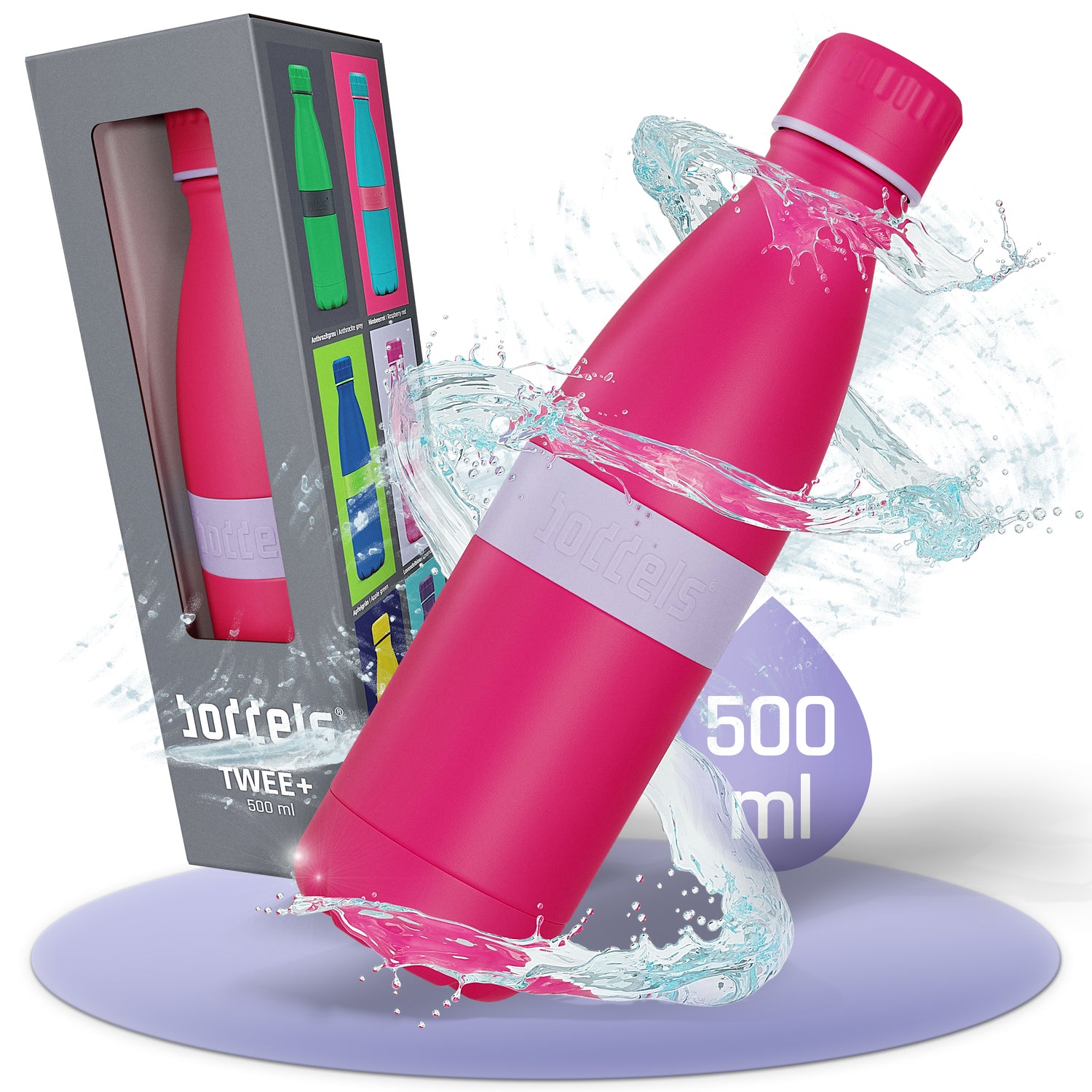 ドイツ発！森と海を守るサステナブルボトル boddelsTWEE Pink