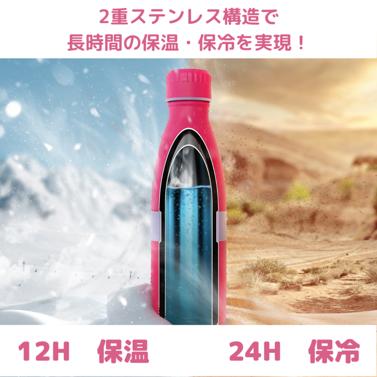 ドイツ発！森と海を守るサステナブルボトル boddelsTWEE Pink
