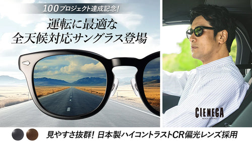 驚くほど見やすい！眩しさを抑えて自然に近い視界で信号機や標識が見やすいサングラスCN-814I