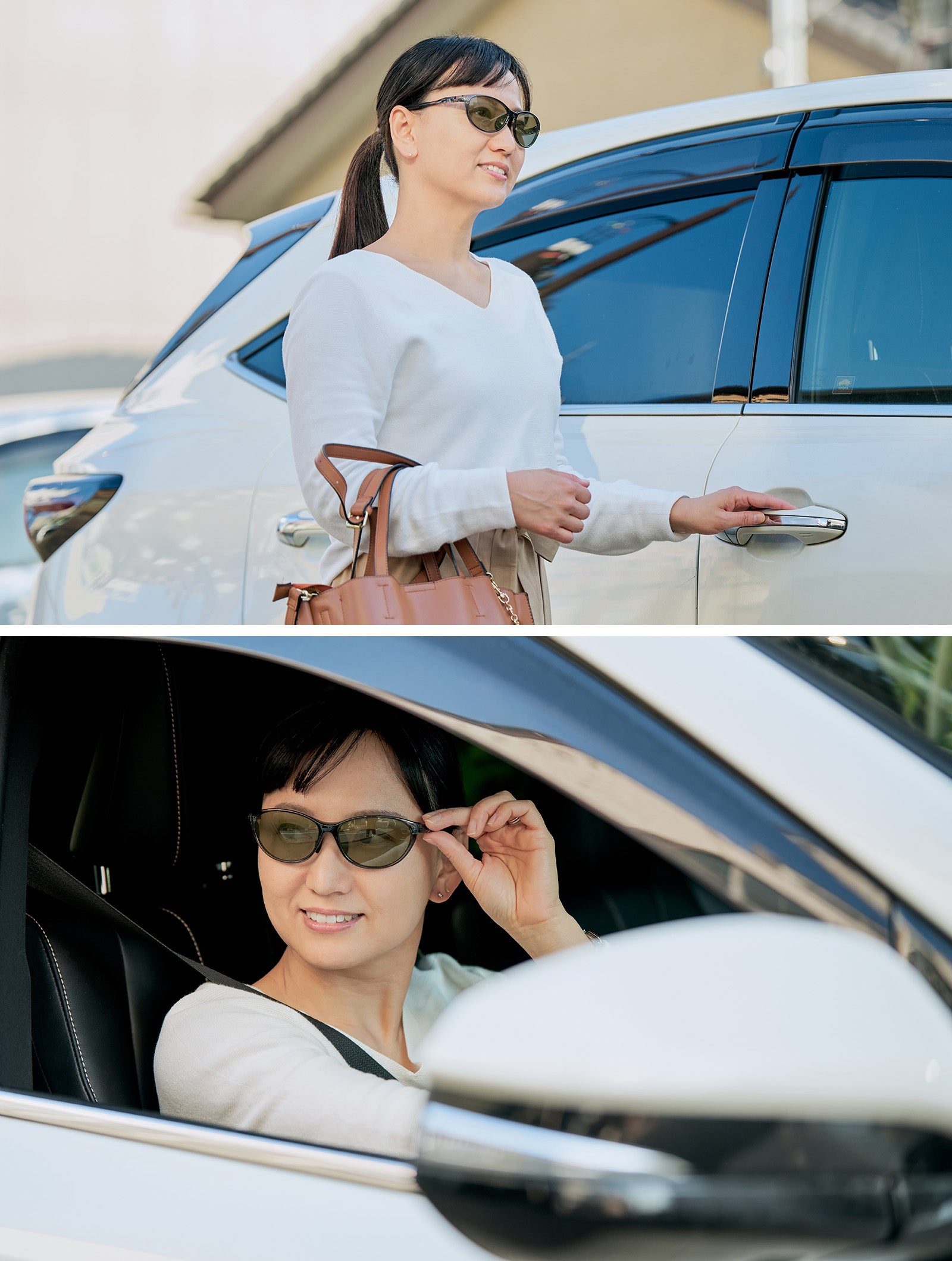 紫外線を徹底対策！目と肌にやさしいメラニン偏光レンズのアイケアスポーツサングラス　EF-S209M