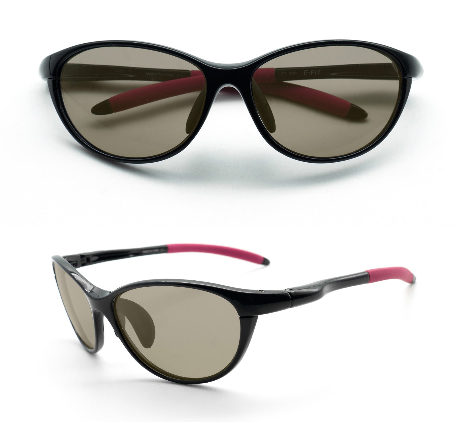 紫外線を徹底対策！目と肌にやさしいメラニン偏光レンズのアイケアスポーツサングラス　EF-S209M