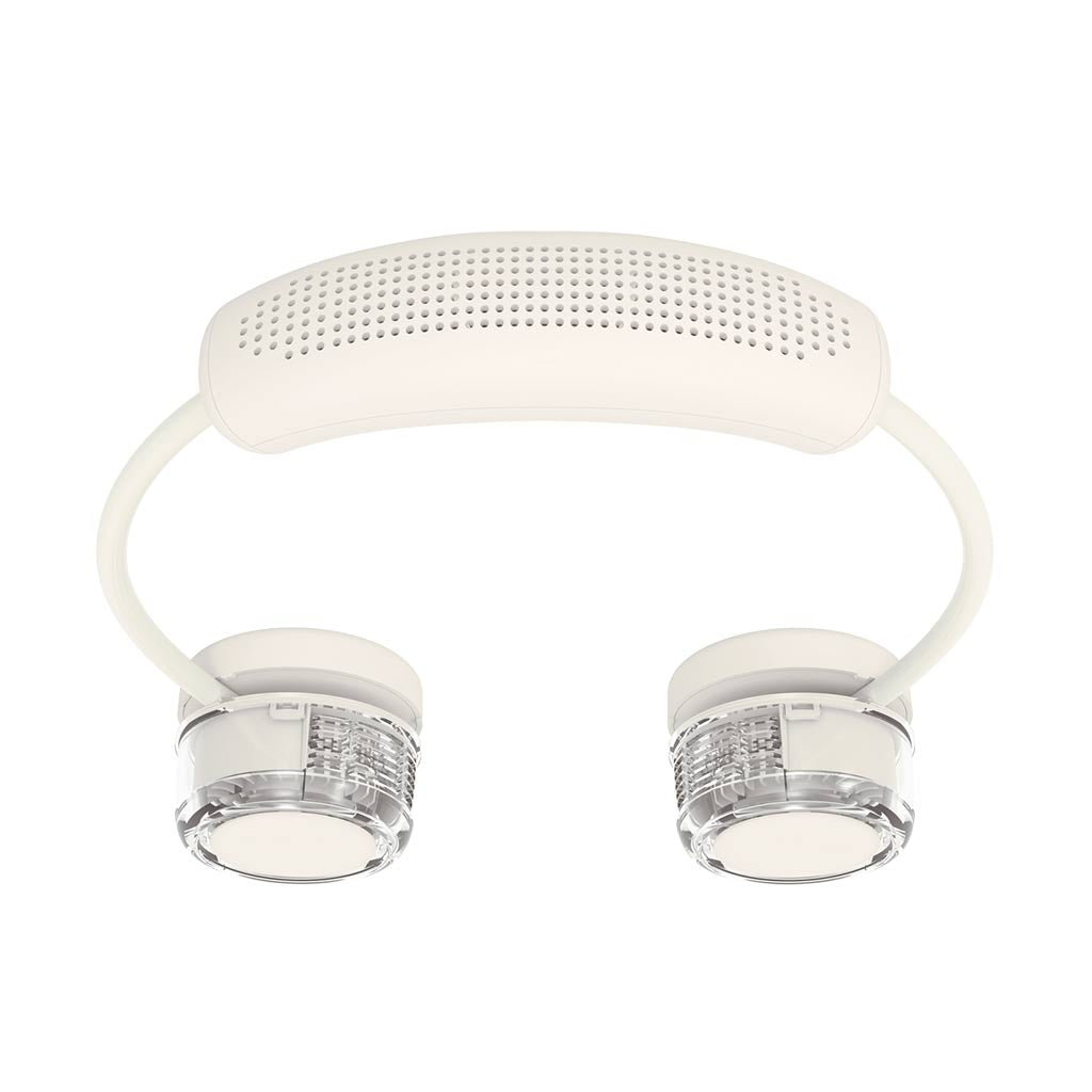 冷却プレート搭載 Neck Band Fan COOLING  クリームホワイト