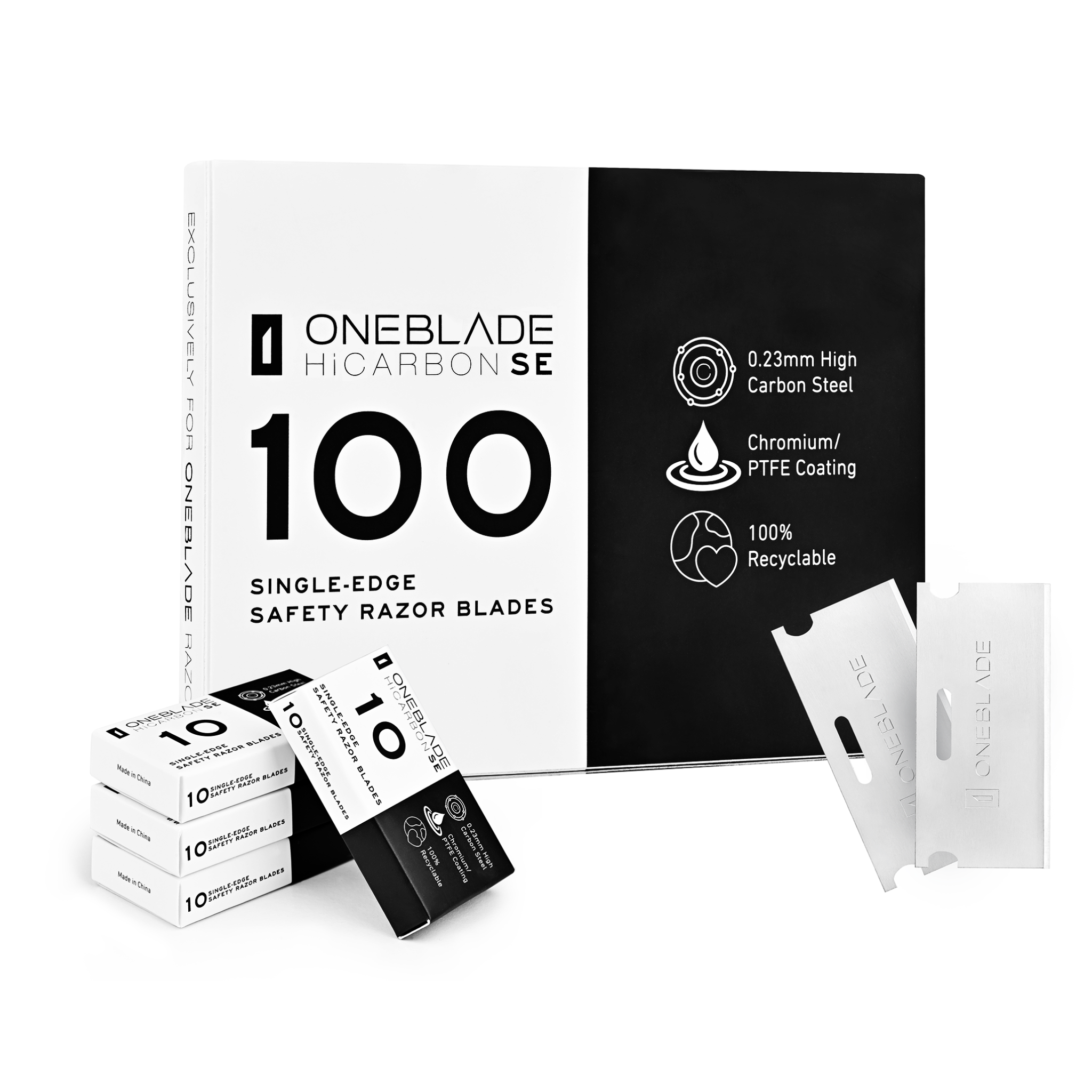 OneBlade専用替刃【HiCarbon SE Safety Razor Blades】