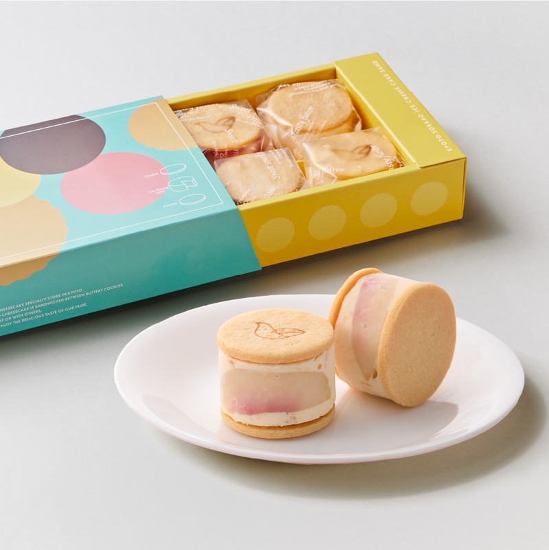 【1567%達成】桃より濃厚！桃のアイスチーズケーキサンド