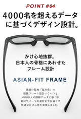 一瞬で眩しさを制御！かけやすさと見やすさを兼ね備えたＡ－ＦＩＴ瞬間調光サングラス