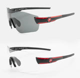 オーダーメイド感覚の超フィット感！49段階テンプル調節機構のスポーツサングラスAF-804