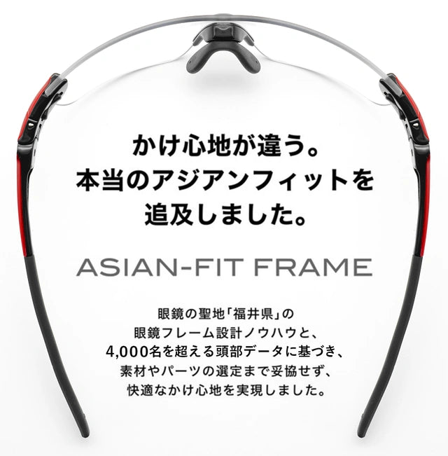 ＮＸＴ調光レンズで素早く変化　かけ心地と光の入り方が調節可能のスポーツサングスAF-804NX