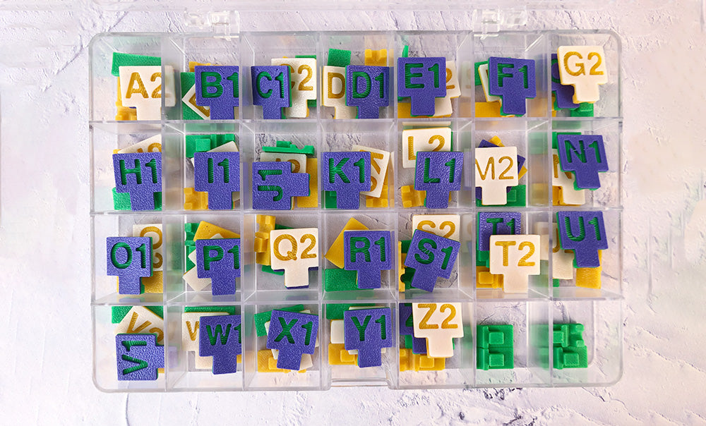 プラモデル作りの相棒、ランナー探す手間を軽減‐見やすい【ランナー識別クリップ】