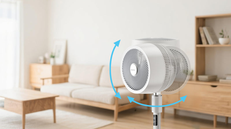 応援購入総額1.5億円超！扇風機＋イオン機能搭載 3Dサーキュレーター 第四弾