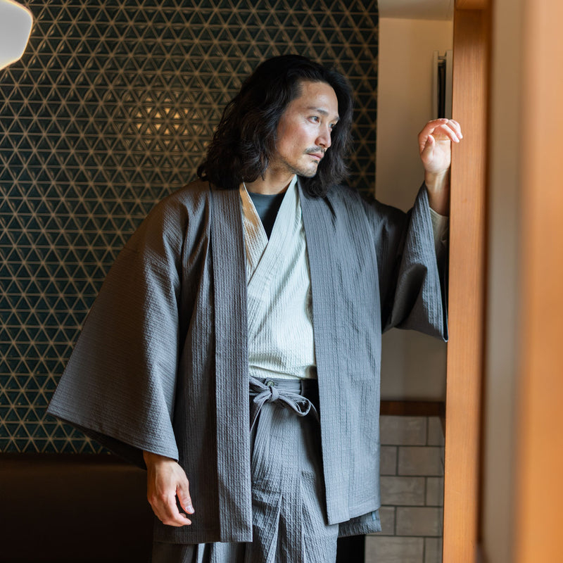 しじら織「袴s」2025SS_羽織・上着・パンツの3点セット