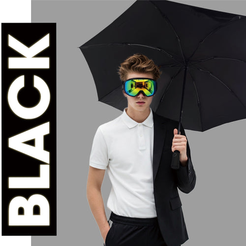 【GYAKUSOL-LIGHT】-BLACK：周りを濡らさない傘最新軽量版