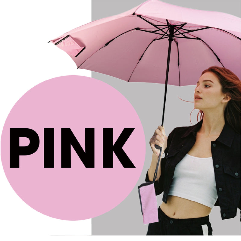 【GYAKUSOL-LIGHT】-PINK：周りを濡らさない傘最新軽量版