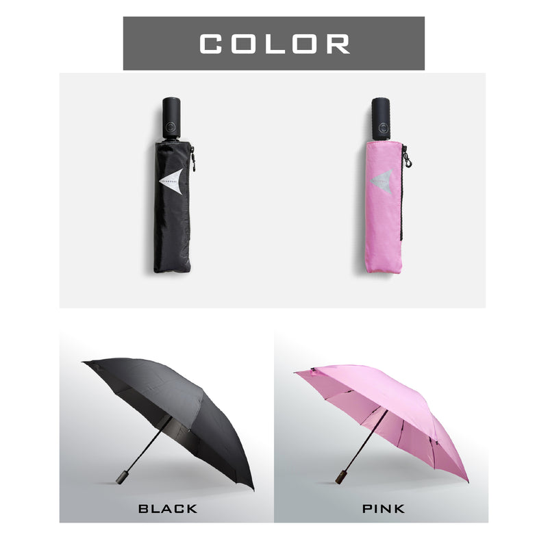 【GYAKUSOL-LIGHT】-PINK：周りを濡らさない傘最新軽量版