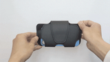 腰に差すだけ着脱3秒！手ぶらでスマホを持ち歩く！ビジネスマン専用スマホホルダー