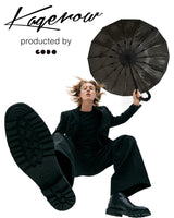 耐風ｘ耐光ｘ遮熱ｘ軽量ｘ１６本骨ビニール傘　「ＫＡＧＥＲＯＷ-カゲロウ-」本体