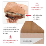 革厚わずか0.8mm薄型二つ折り財布【 baby Soft 】