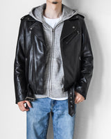 価格以上の満足感を味わえる一着,本格志向のダブルライダースジャケット