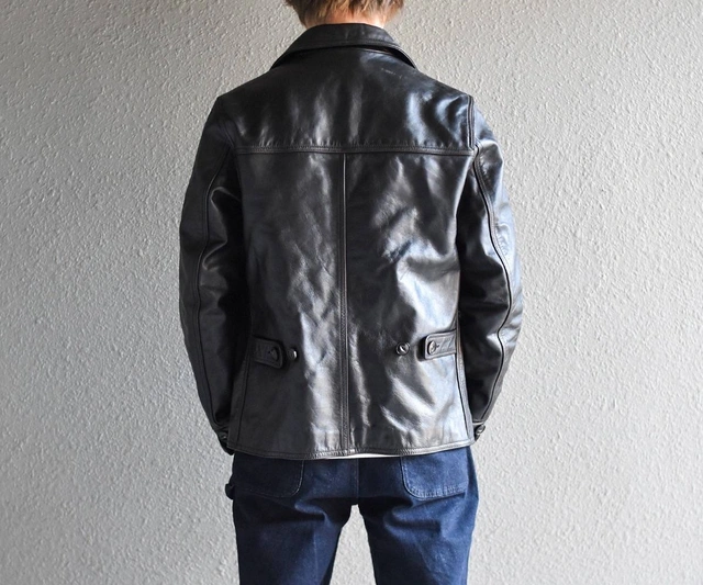 欧州産茶芯馬革がこなれ感を演出、大人顔レザージャケット