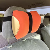 車の振動を吸い取ってくれる。移動を楽にする枕「首をやさしく包み込みむ」ネックピロー