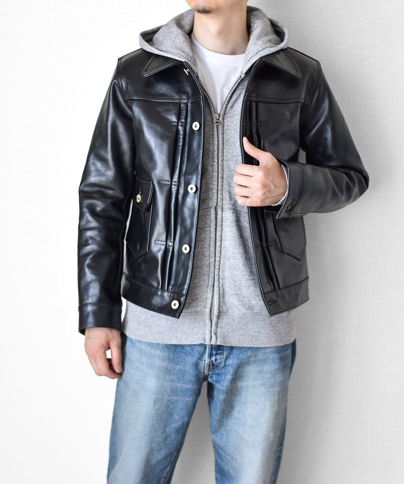 シャンシャン様 専　用 INDIGO HORSE 2ND TYPE JEAN JACKET[ IB-141 ] | Y'2 LEATHER