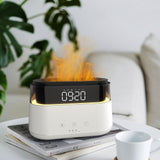 炎の"ゆらぎ"を再現！アラームクロックと組み合わせたアロマディフューザー