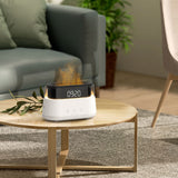 炎の"ゆらぎ"を再現！アラームクロックと組み合わせたアロマディフューザー