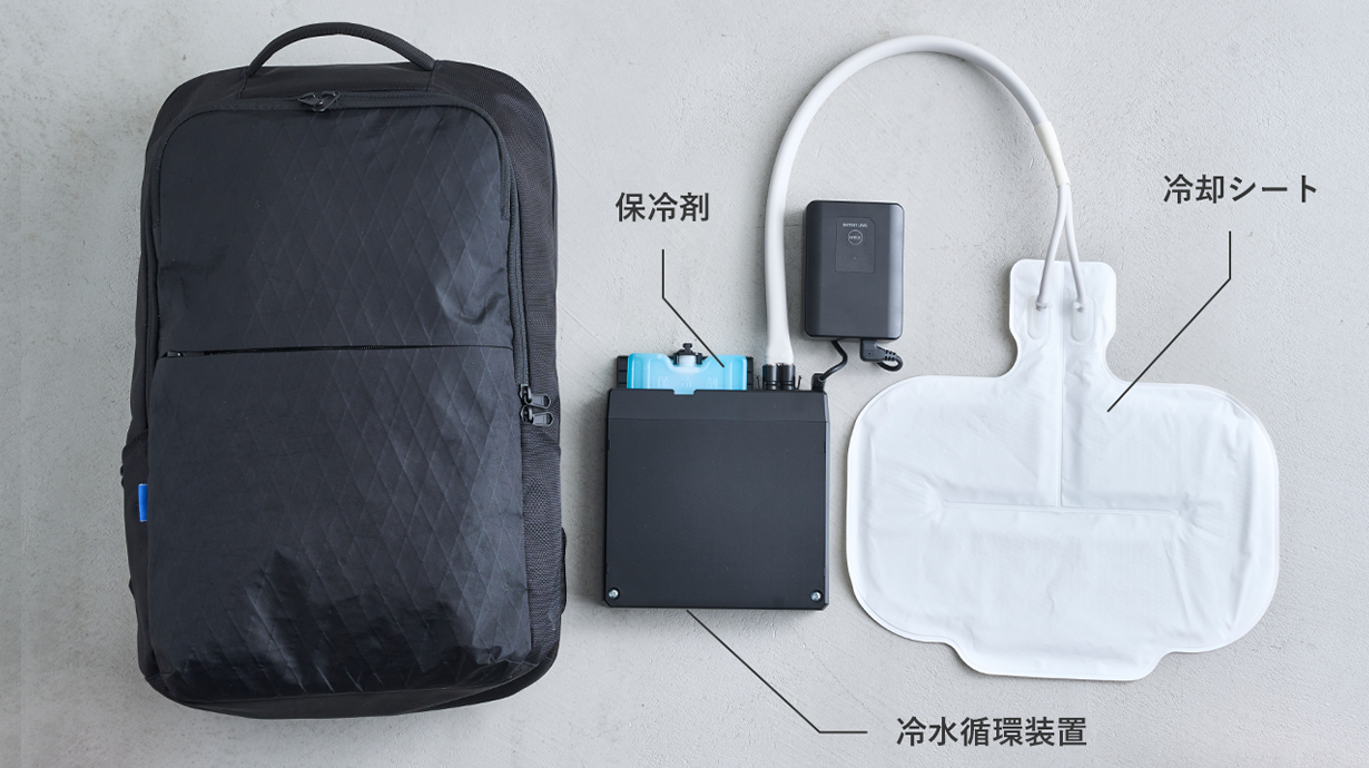 通勤を涼しく快適に。ゼネラルが開発した「コンディショニングバックパック」