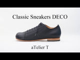 Classic Sneakers DECO　フレッシュブラック　レザーソールタイプ