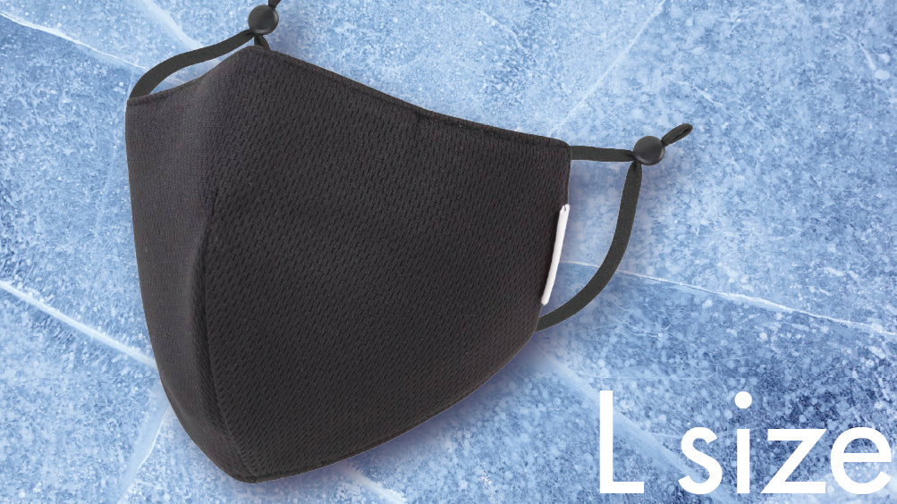 AIRCOOLMASK02　BLACＫ　Ｌsize 1枚