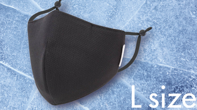 AIRCOOLMASK02　BLACＫ　Ｌsize 1枚
