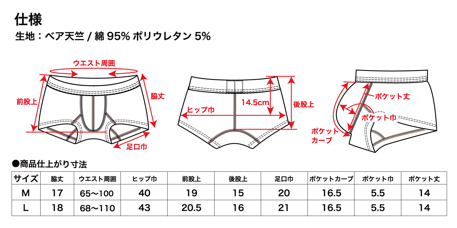 【杢グレーMサイズ】男性用機能性ボクサーパンツ