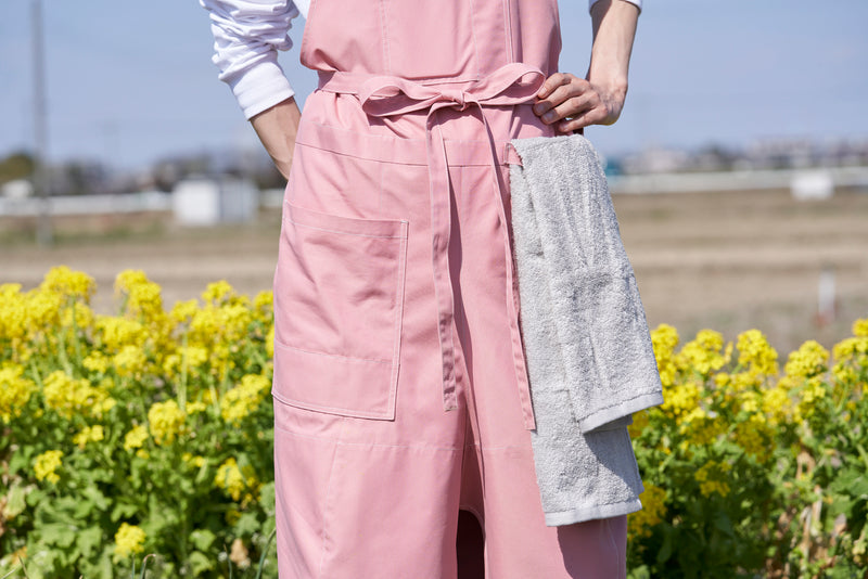 Utility apron  Free size / Coral pink