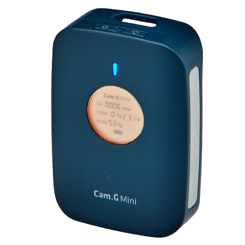 Cam.G Mini ポータブル 一酸化炭素警報 ネイビー