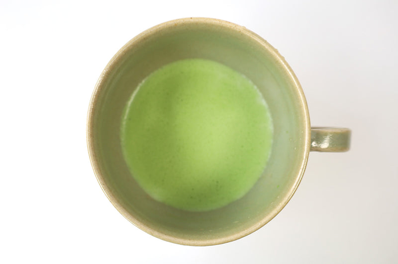 お茶の葉マグ　気持ちが安らぐ ”aqua”カラー