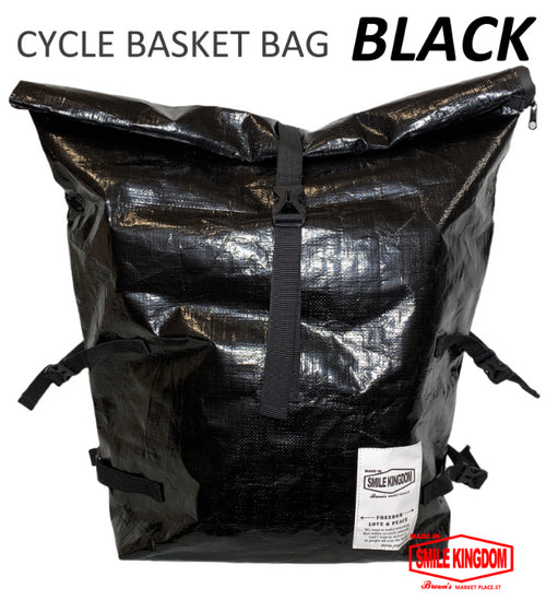 自転車カゴにすっぽり“CYCLE BASKET BAG”　ブラック