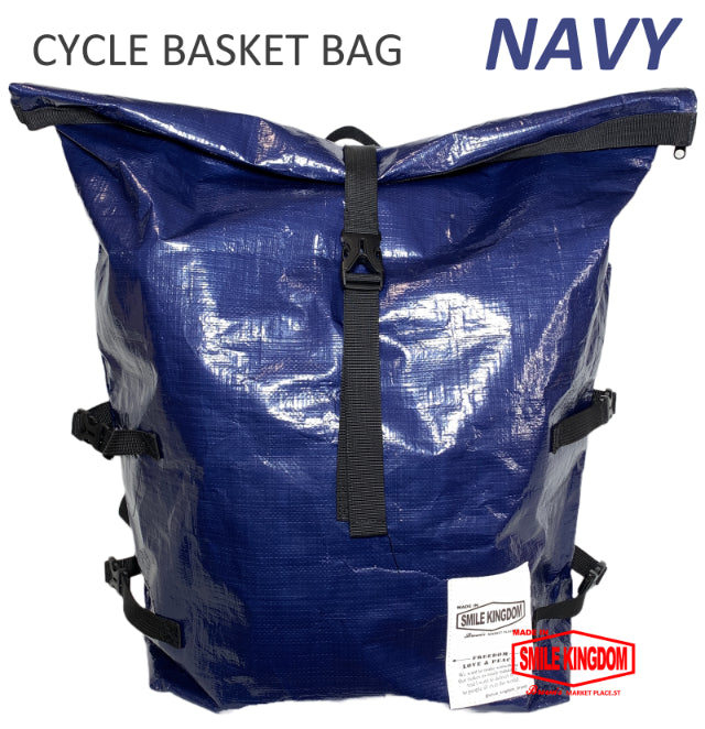 自転車カゴにすっぽり”CYCLE BASKET BAG”　ネイビー