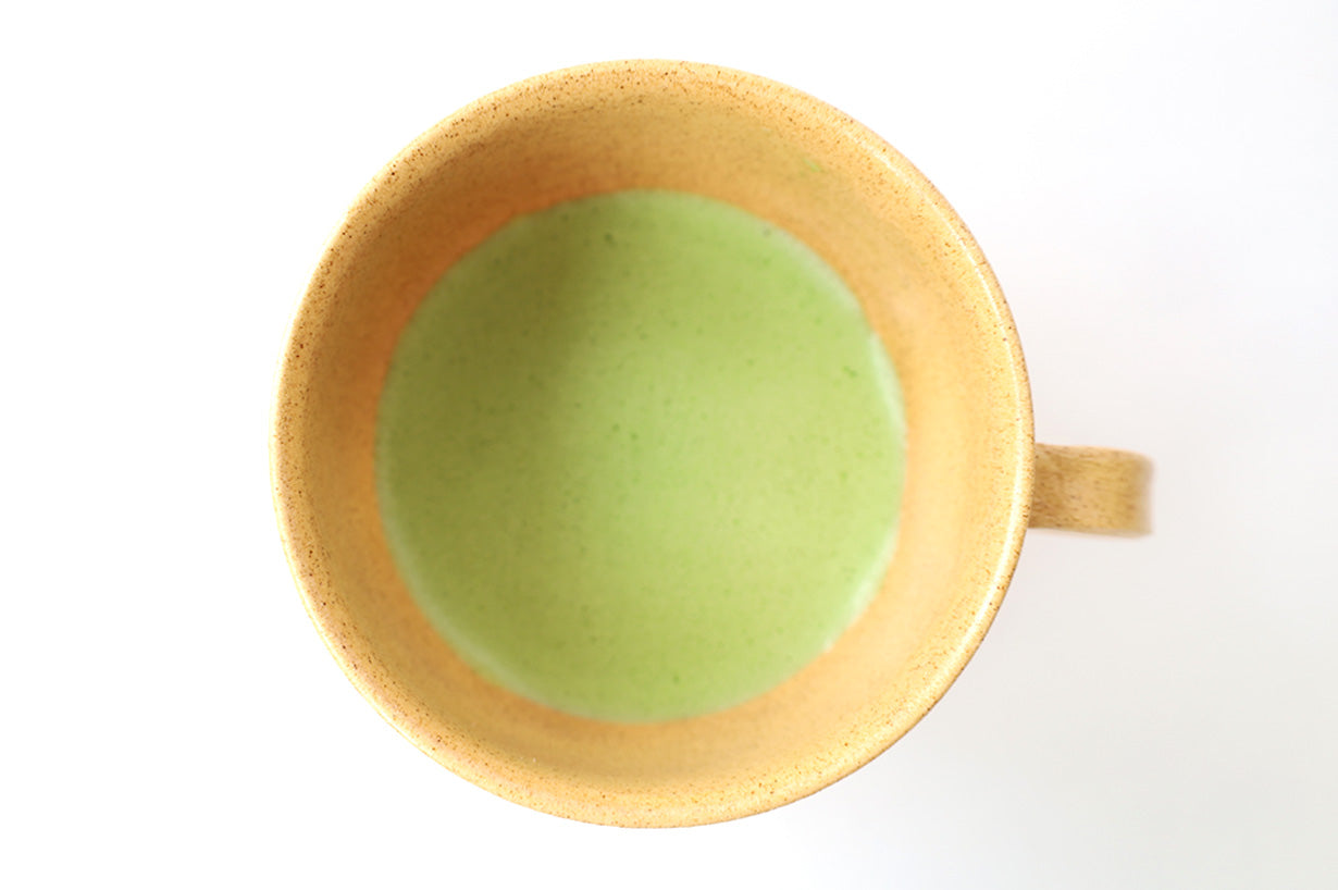お茶の葉マグ（”wood”カラー、”sunlight”カラー）×2個＋茶こし×1個