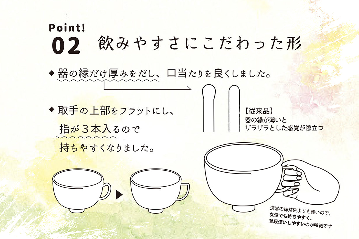 お茶の葉マグ（”wood”カラー、”sunlight”カラー）×2個＋茶こし×1個
