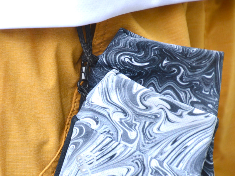 ［P.O.GLOVES］graphic 2.0：marble-black