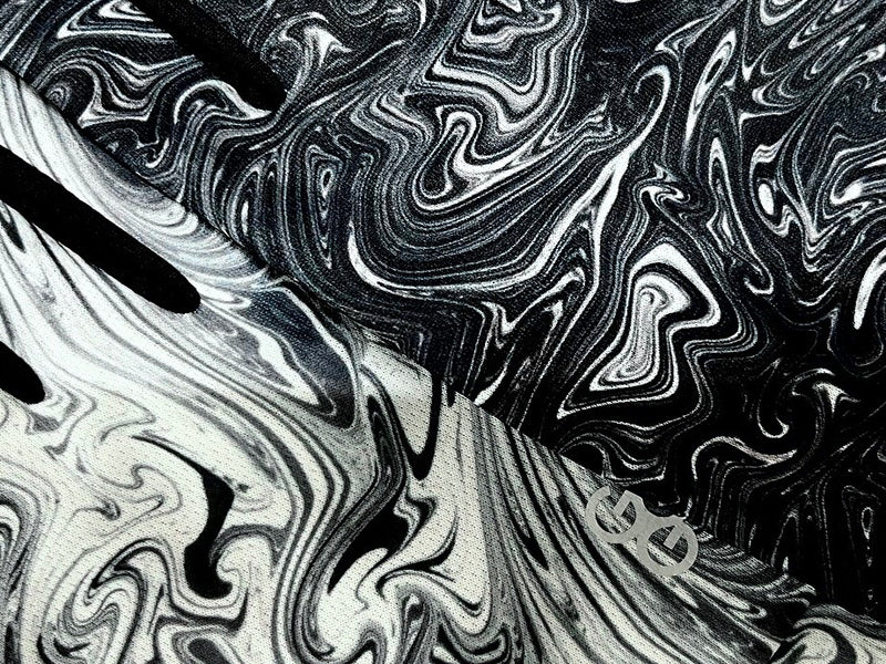 ［P.O.GLOVES］graphic 2.0：marble-black