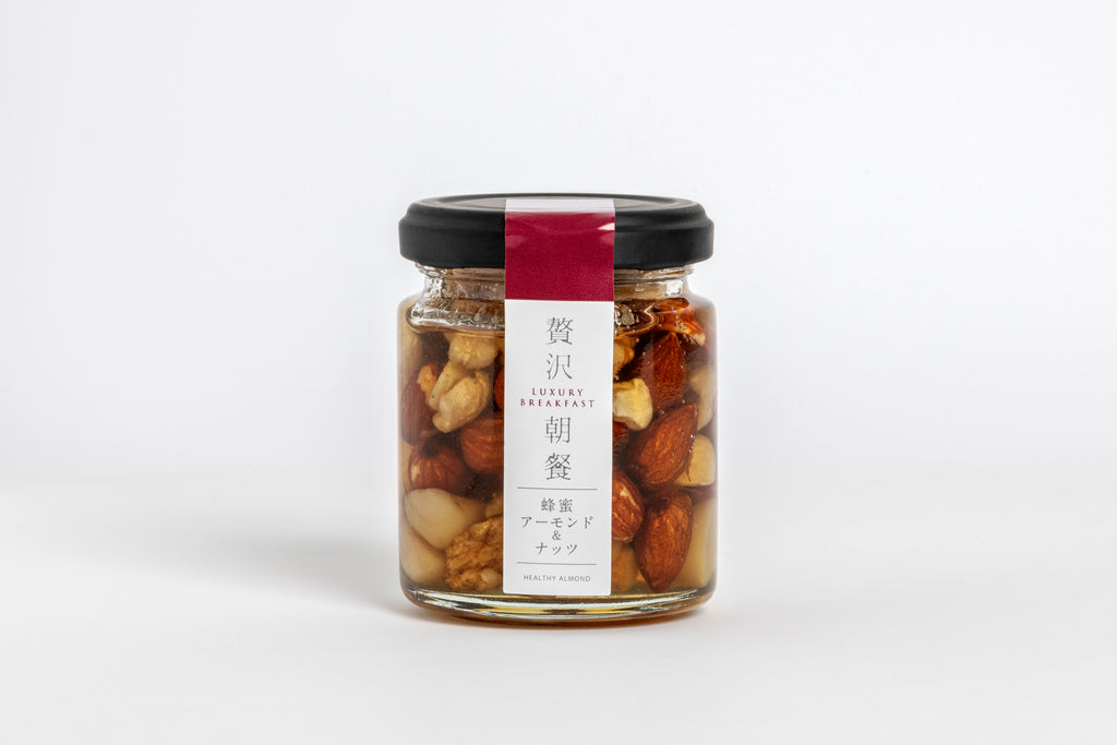 贅沢朝餐シリーズ 蜂蜜アーモンド＆ナッツ 110g – Makuake STORE