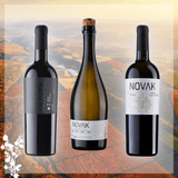 【希少なモルドバワイン】 NOVAK プレミアム赤白スパークリングセット ギフトにも最適