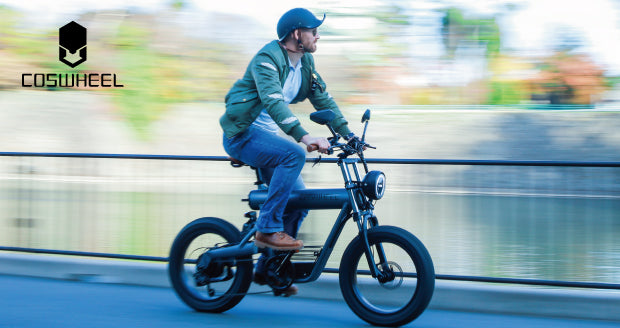 1台で電動バイク・ハイブリット・自転車の3WAY 公道仕様【COSWHEEL SMART EV】