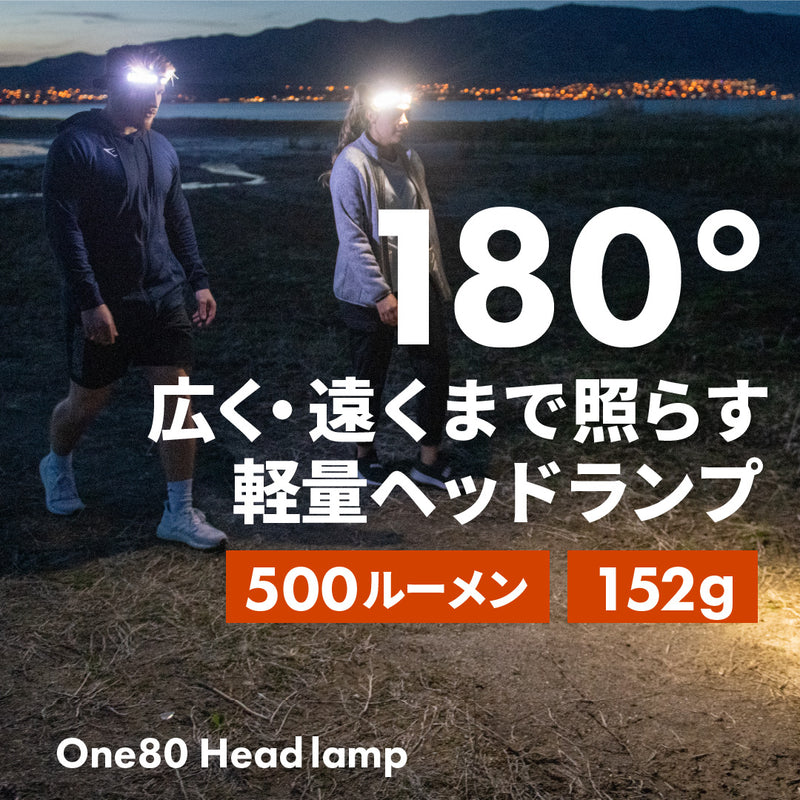 【数量限定サマーセール ! 】One80HeadLamp　ヘッドランプ