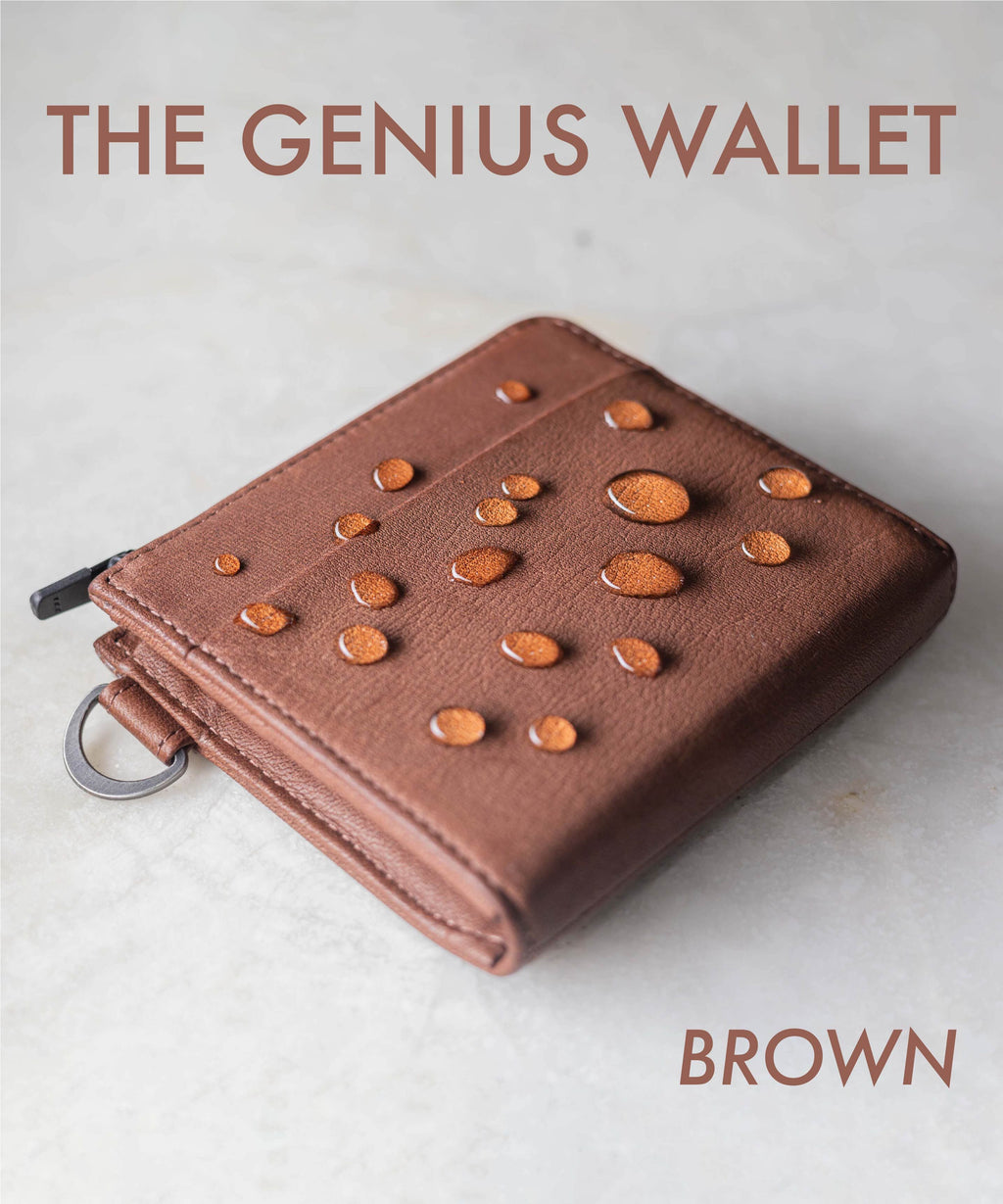 1秒会計】最小・無くさない！国産の超撥水本革『天才ミニ財布／THE