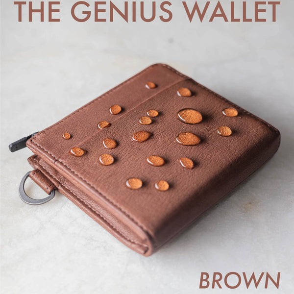 1秒会計】最小・無くさない！国産の超撥水本革『天才ミニ財布／THE