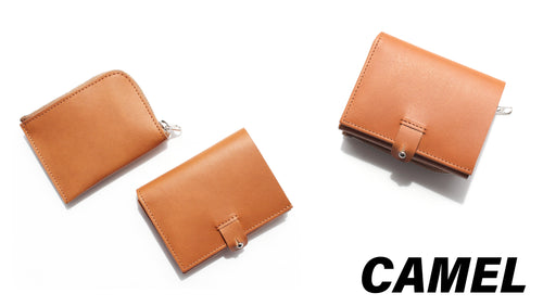 me wallet mini　CAMEL【２つに分けても使える】国産コンパクトミニ財布